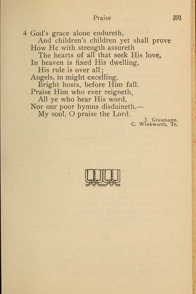Wartburg Hymnal: for church, school and home page 391