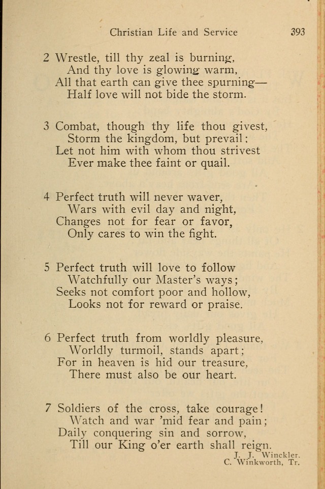 Wartburg Hymnal: for church, school and home page 393