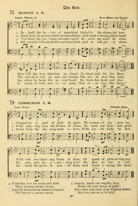The Wesleyan Methodist Hymnal: Designed for Use in the Wesleyan Methodist Connection (or Church) of America page 50