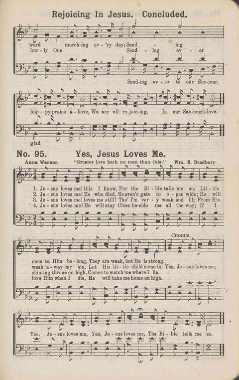 Winning Praise: a choice collection of sacred songs page 100