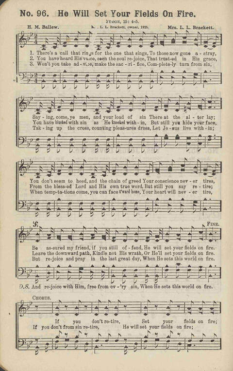 Winning Praise: a choice collection of sacred songs page 101