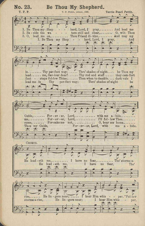 Winning Praise: a choice collection of sacred songs page 23