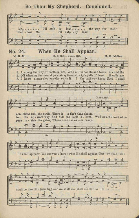 Winning Praise: a choice collection of sacred songs page 24