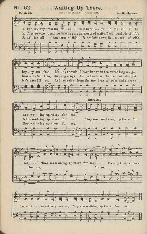 Winning Praise: a choice collection of sacred songs page 65