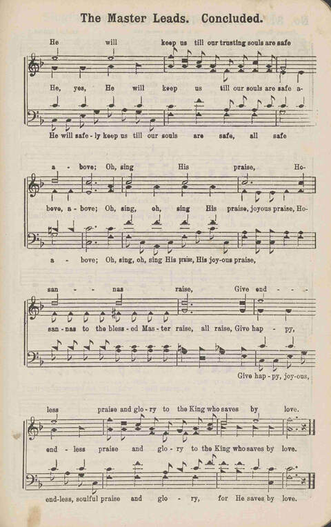 Winning Praise: a choice collection of sacred songs page 84