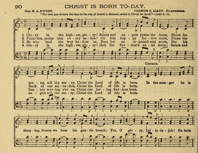 White Robes for the Sunday School: a choice new collection of songs, quartets, and choruses for Sunday-Schools, devotional meetings, and the home circle page 90