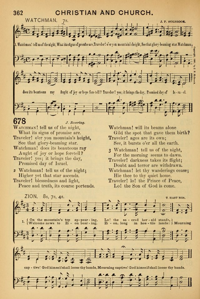 Worship in Song: a selection of hymns and tunes for the Service of the Sanctuary  page 362