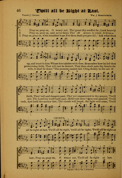 Winning Songs: for use in meetings for Christian worship or work page 46