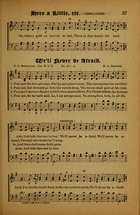 Winning Songs: for use in meetings for Christian worship or work page 57