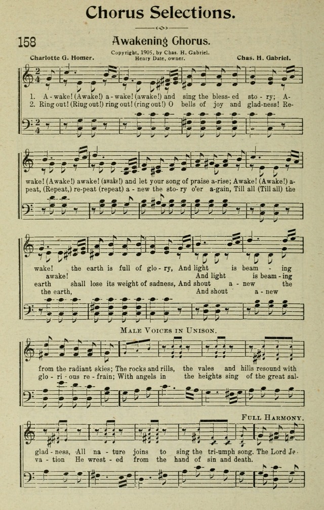 Worship and Service: a Peerless Coillection of New and Standard Gospel Songs and Hymns for Church, Bible School and Evangelistic Meetings page 151