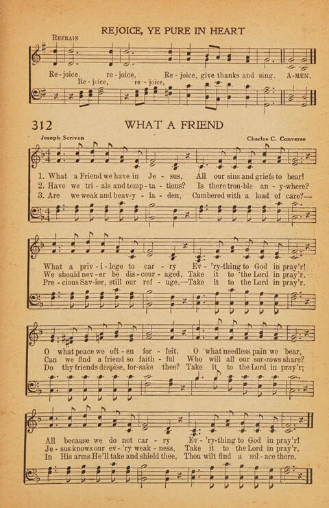 Worship in Song: an all purpose song book for use in the church but especially adapted for use in the Sunday school, missionary, young people
