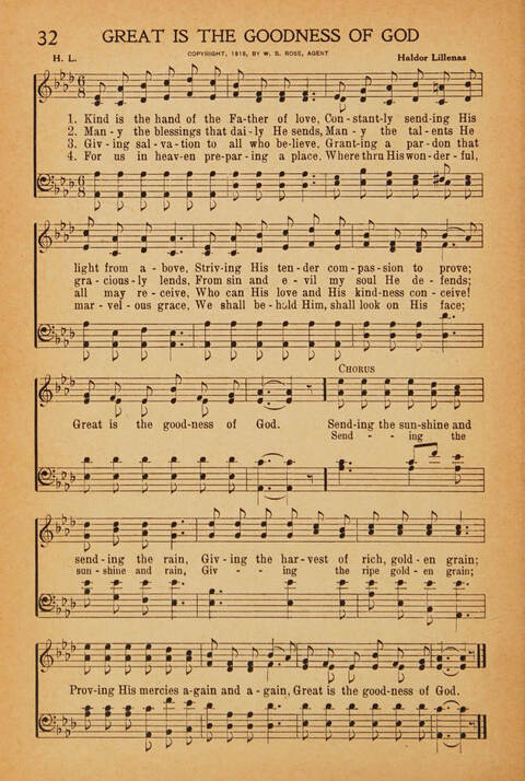 Worship in Song: an all purpose song book for use in the church but especially adapted for use in the Sunday school, missionary, young people