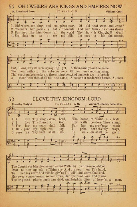 Worship in Song: an all purpose song book for use in the church but especially adapted for use in the Sunday school, missionary, young people