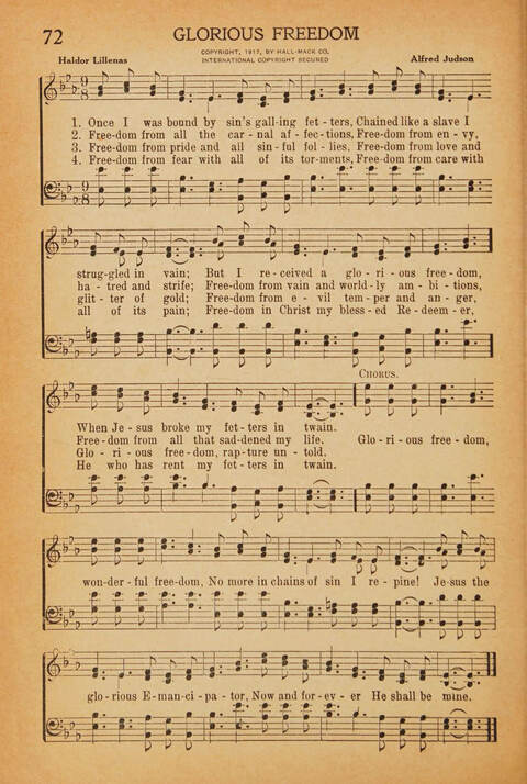 Worship in Song: an all purpose song book for use in the church but especially adapted for use in the Sunday school, missionary, young people