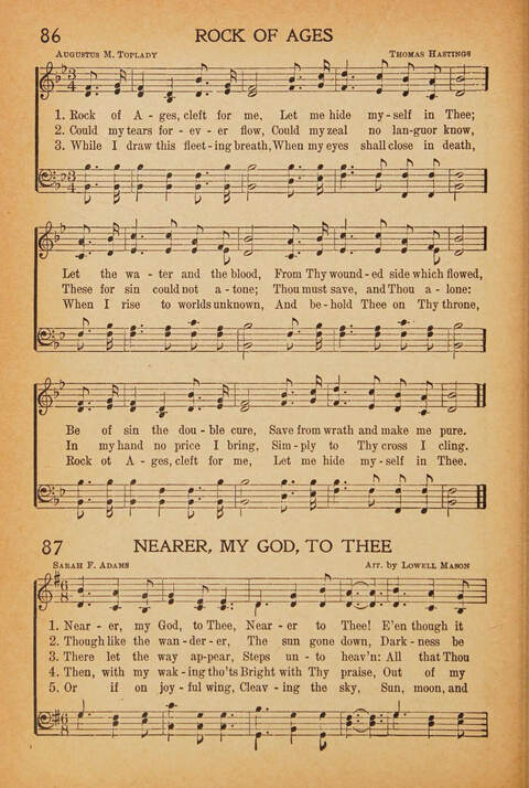 Worship in Song: an all purpose song book for use in the church but especially adapted for use in the Sunday school, missionary, young people