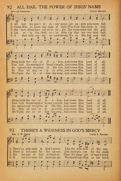 Worship in Song: an all purpose song book for use in the church but especially adapted for use in the Sunday school, missionary, young people