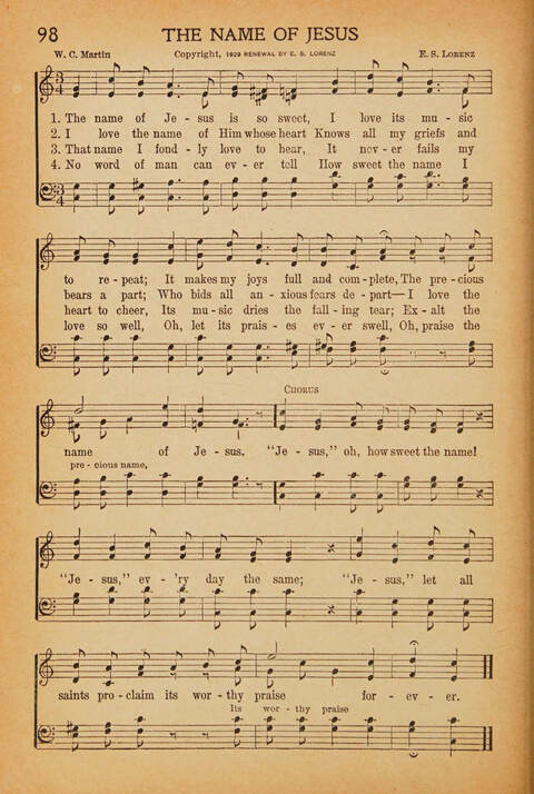 Worship in Song: an all purpose song book for use in the church but especially adapted for use in the Sunday school, missionary, young people