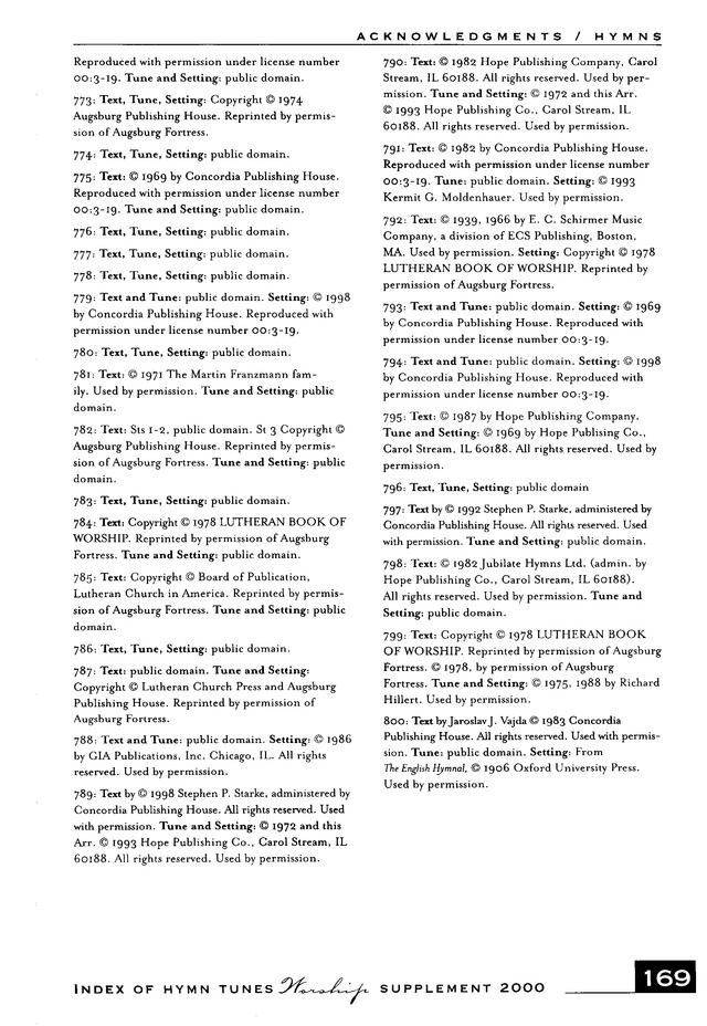 Worship Supplement 2000 page 167