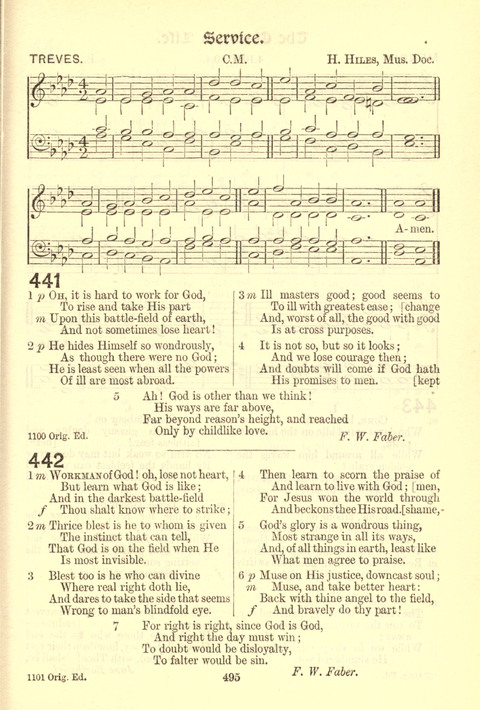 Worship Song: with accompanying tunes page 495