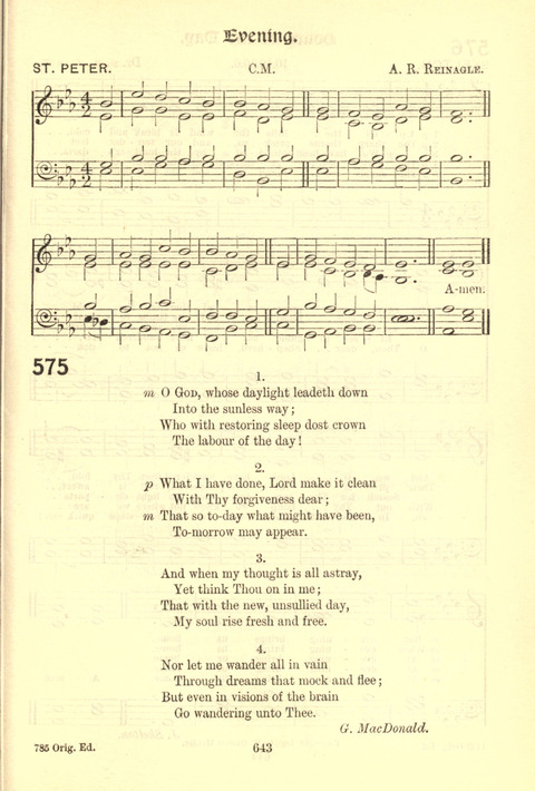 Worship Song: with accompanying tunes page 643