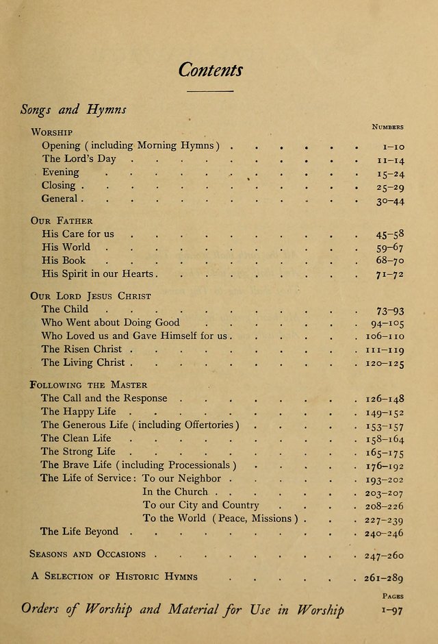 Worship and Song. (Rev. ed.) page ix