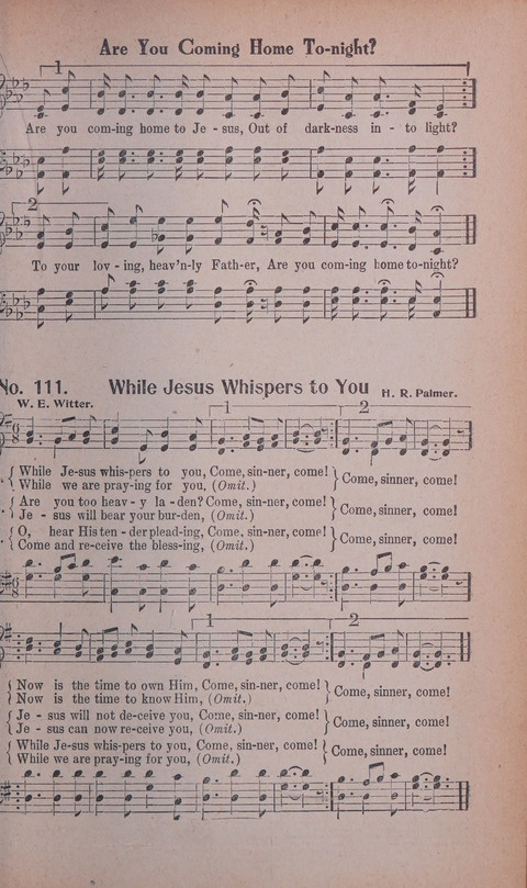 World Wide Revival Songs No. 2: for the Church, Sunday school and Evangelistic Campains page 111