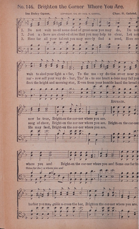 World Wide Revival Songs No. 2: for the Church, Sunday school and Evangelistic Campains page 146