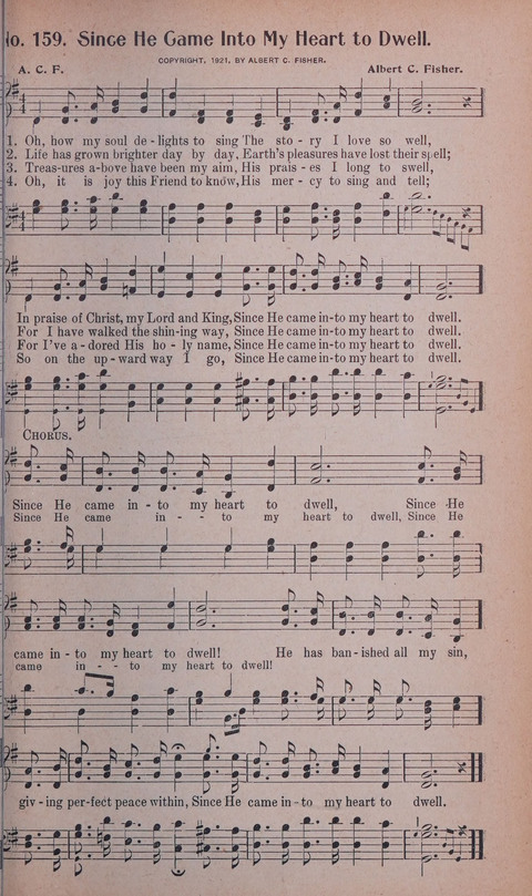 World Wide Revival Songs No. 2: for the Church, Sunday school and Evangelistic Campains page 157