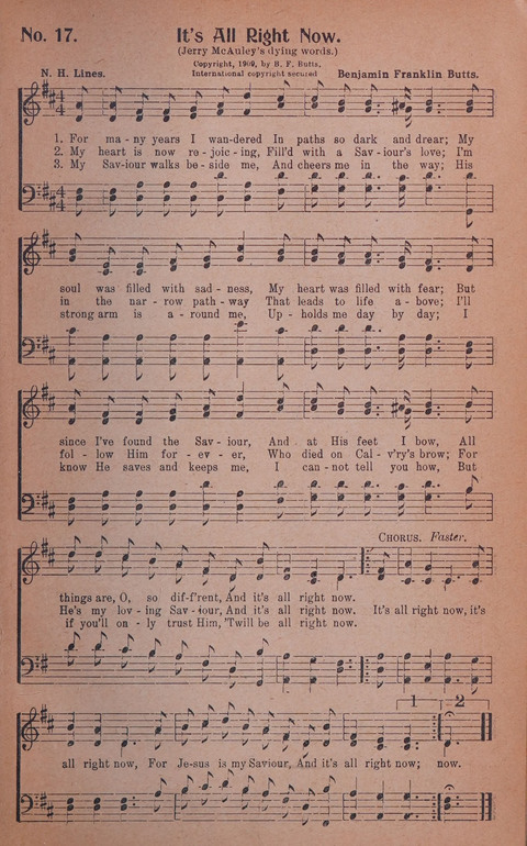 World Wide Revival Songs No. 2: for the Church, Sunday school and Evangelistic Campains page 17