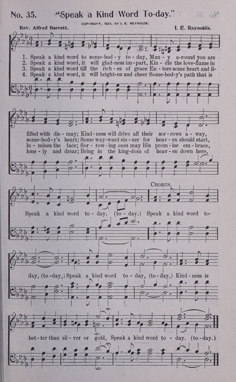 World Wide Revival Songs No. 2: for the Church, Sunday school and Evangelistic Campains page 35