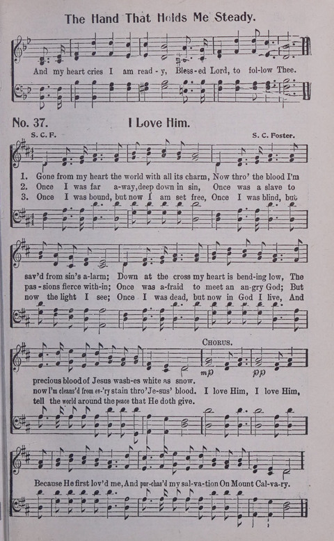 World Wide Revival Songs No. 2: for the Church, Sunday school and Evangelistic Campains page 37