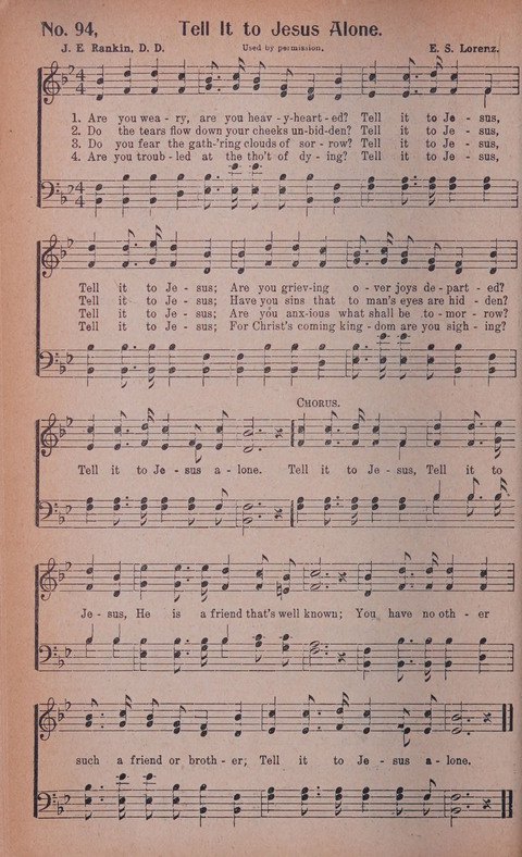World Wide Revival Songs No. 2: for the Church, Sunday school and Evangelistic Campains page 94